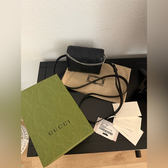 Gucci GG Matellase Mini Messenger Bag, NWT - Picture 2 of 13
